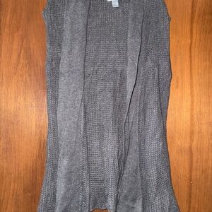 Chic Gray Women's Cardigan